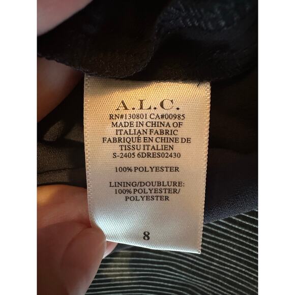 A.L.C. Women's Everly Pleated Maxi Dress - Size 8 - Chic Dress Elevated Style - Picture 9 of 11